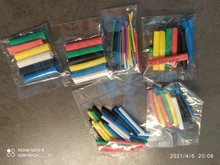 Kit de tubos termorretráctiles de aislamiento de poliolefina, surtido de encogimiento de calor, Cable de alambre, 164 Uds., 328 Uds.