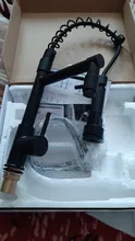 Kitchen Faucet Basin Tap-Spring Vessel-Sink-Mixer Brass Uythner Chrome Cold Hot Dual-Swivel