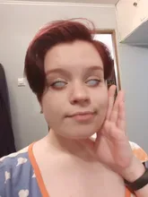 EYESHARE-1 par de lentes de contacto de malla blanca de gran diámetro, cosméticos para ojos de colores, lentes de contacto para Cosplay para Halloween