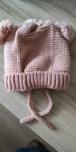 Gorro para bebé de punto con pompón grueso y cálido, gorro para niño y niña, gorrito cálido para la oreja, gorrito para niño, gorros para bebé para recién nacido