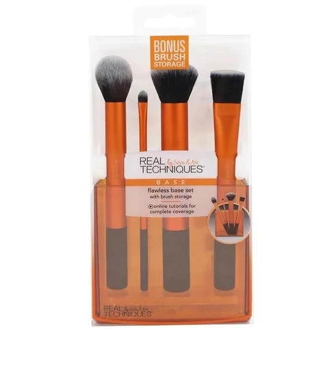 Flawless Base Makeup Brush Kit, Real Techniques