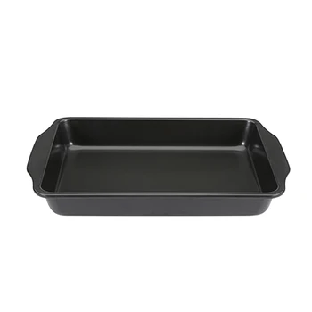 

Baking Pan nonstick BERGNER manufactured in carbon steel 32,5x22,5 cm black color collection Vita