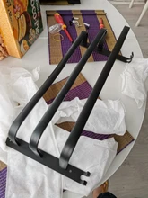 Toallero montado en la pared para baño, toallero negro de aluminio, riel negro mate, soporte de toalla, 30-50 CM