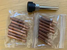 Punta de hierro para soldar de cobre puro, 900M-T, no magnético, estación de soldadura Hakko 936, puntas de soldadura con carcasa de manga 936 907