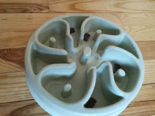 Pet-Bowl Dog-Feeder Prevent-Gluttony-Obesity Choking Slow-Eating Preventing Design Blue/pink