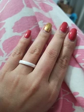 Anillo de cerámica con corte de Hermosa mano para mujer, joyería de calidad superior sin arañazos, 4mm, rosa claro, negro, blanco, nuevo