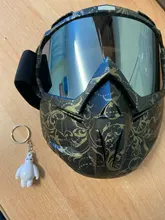 BOLLFO-Gafas de esquí para Snowboard, gafas de esquí para nieve, a prueba de viento, gafas de vidrio para Motocross con filtro para la boca