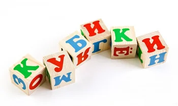 

Cubes alphabet of the Russian language 12 PCs.
