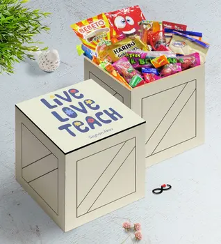 

Personalized Age Love Teach In Wooden Box Nostalgic Lezzetler Gift Seti-1