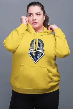 

Angemiel Wear Star Yellow Women 'S Hooded Sweatshirt