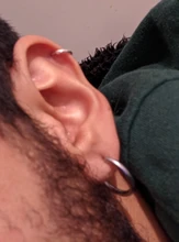 Pendientes de aro de Plata de Ley 925 para mujer, con hebilla de hueso del oído, redondos, aros, anillos aretes, joyería