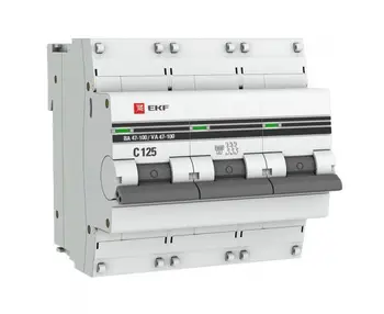 

Circuit breaker 3 p 100A (D) 10ka VA 47-100 EKF Proxima