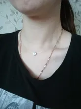 Collar de hilo de pescar transparente para mujer, cadena Invisible de Color plateado, gargantilla de diamantes de imitación para mujer
