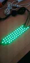 Tira de luces LED RGB para decoración de coche, luz de ambiente Interior con USB, Control remoto inalámbrico de música, múltiples modos