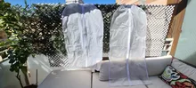 6 unids/set transparente ropa cubre de prendas de vestir vestido de traje de chaqueta ropa de abrigo a prueba de polvo Protector de la cubierta de la bolsa de viaje cubierta de polvo