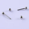 Stainless Steel Ear Tragus Cartilage Piercing Silver Color Ball Earring Conch Ear Lobe Stud Helix Cartilage Piercing Jewelry 2