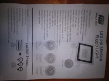 LED Floodlight Reflector Induction-Lighting Motion-Sensor Warm White Waterproof IP66