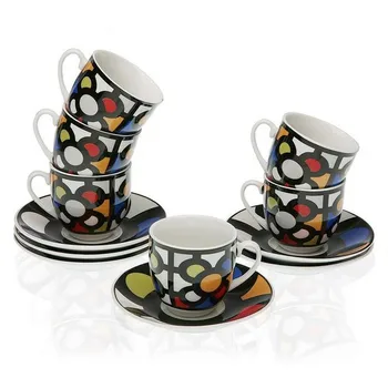 

Piece Coffee Cup Set Porcelain (6 Pieces)