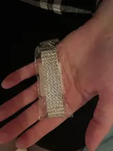 Pulsera elástica con diamantes de imitación de cristal para mujer, brazalete de oro ostentoso, joyería nupcial para boda, 4/5/8 filas