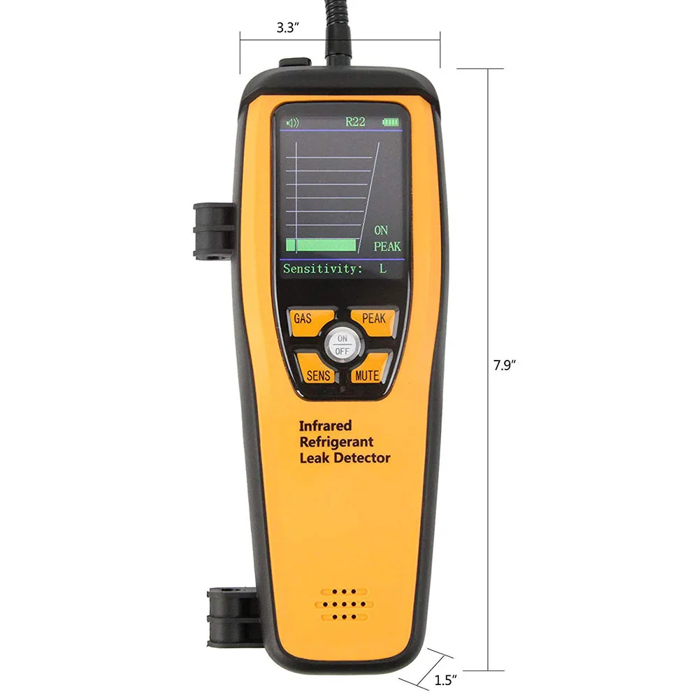 US $170.99 Elitech ILD300 Advanced Refrigerant Leak Detector Halogen Tester for HVAC Rechargeable CFCs HCFCs HFCs 10 Years Life