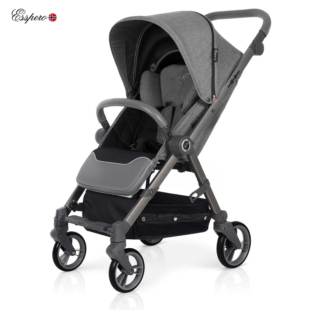 Детская прогулочная коляска Esspero Air - Цвет: Lux серый