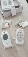 VB601 Video Monitor de bebé inalámbrico 2,0 LCD Babysitter 2 vías hablar visión nocturna temperatura seguridad Nanny Cámara 8 canciones de cuna