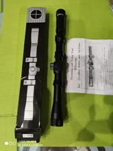 Mira telescópica para Rifle de caza, mira telescópica 3-7x28 réflex Crosshair 4x20 4x28, mira óptica Airsoft apta para pistola de riel de 11mm