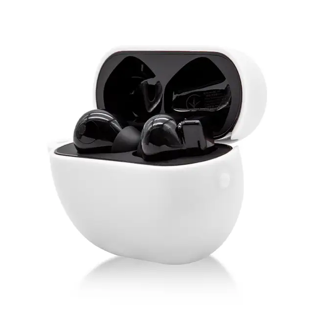 Bright Silicone Case POCKET For Huawei Free bass Pro Wireless Headphones Durable Colorful Case For Wireless Headphones White