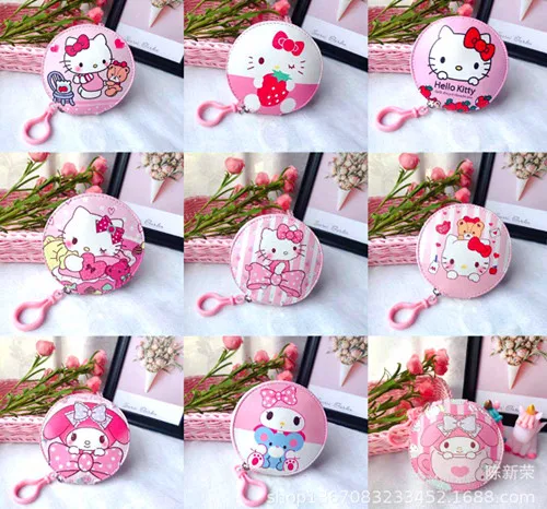 Hello kitty мультфильм pu кожа Монета Сумка Кошелек держатель для наушников ключ сумка XK-0862