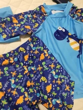Traje de baño de manga corta para niños, 3 uds.
