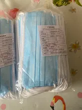 Mascarilla médica desechable no tejida, máscara quirúrgica de 3 capas con filtro, transpirable, antipolvo