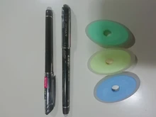 5 uds Neutral pluma borrable borrador especial mezcla enviar elíptica de plástico de goma para borrar de estudiante estudio papelería de la Oficina de la escuela suministros