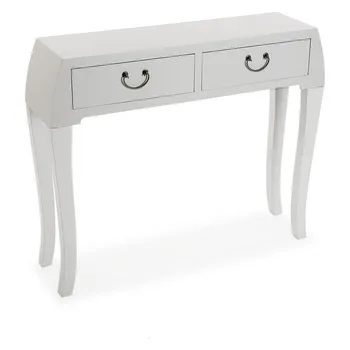 

Hall Table with 2 Drawers MDF Wood/Fir wood (25 x 80 x 97 cm)