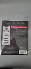 Stencils Sticker Templates Eyeshadow Eye-Makeup Eyebrow 12-Styles 24pcs Easy-To-Use