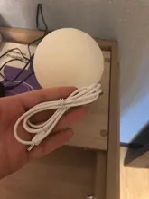 Night-Light Moon-Lamp Touch-Switch Bedroom-Decoration LED Birthday-Gift 3d-Print Rechargeable