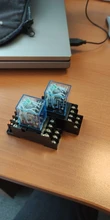 Electromagnetic-Relay Base Din-Rail-14-Pins MY4NJ AC220V Coil DC12V 4NC 4NO Small 1set