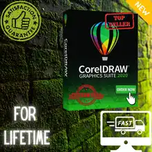 Coreldraw – Suite graphique 2020✅Version complète à vie multilingue✅32 / 64