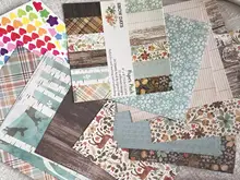 6 Inch Scrapbook Craft Paper  Scrapbooking Paper Packs Patterned Paper 24 Sheets