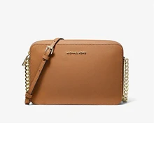 Майкл Корс настоящая ручная сумка реактивный набор большой Piel Saffiano цепь de Piel металлического цвета Marraón бренд Famasa Повседневная