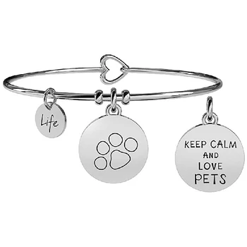 

KIDULT LIFE Collection stainless steel bracelet IMPRINT FOOTPRINT 231574-FAMILY