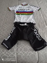 Quick Step-Conjuntos de Jersey de ciclismo para niños, pantalones cortos de manga corta para la cabeza, ropa de ciclismo deportiva, 2020