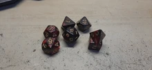Dice-Set Pouch Numbers Table-Games Polyhedral Gold D10 D8 D20 D6 Double-Colors D4 Dnd Rpg
