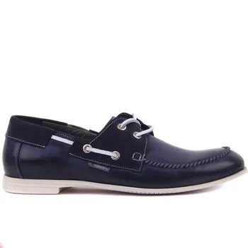 

Sail Lakers-Navy Blue Leather Men 'S Casual Shoes