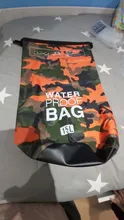 Bolsa de natación impermeable, saco seco de colores de camuflaje, almacenamiento de Kayak de pesca, bolsa de Rafting a la deriva, bolsas de Trekking de Río