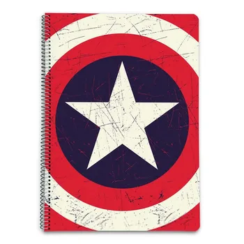 

Notebook cover hard A4 PAUTADO MARVEL CAPTAIN AMERICA SHIELD