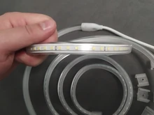 Led-Strip-Light Switch Garden Outdoor Flexible High-Brightness Waterproof 2835 220V 120leds/m