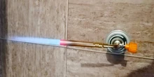 Quemador de butano para soldar, pistola de llama de Gas, lanzallamas de soldadura portátil para exteriores, acampada, barbacoa, equipo de soldadura