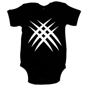 

Baby bodysuit spoof Wolverine claws