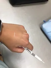 Juego de marcador de piel para tatuaje de cejas, accesorios de Microblading, rotulador de tatuaje, herramienta de maquillaje permanente, color blanco