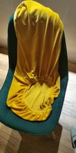 Seat-Cover Velvet Elastic Washable Banquet Armless Home Removable Soft-Fabric Hotel Solid-Colors